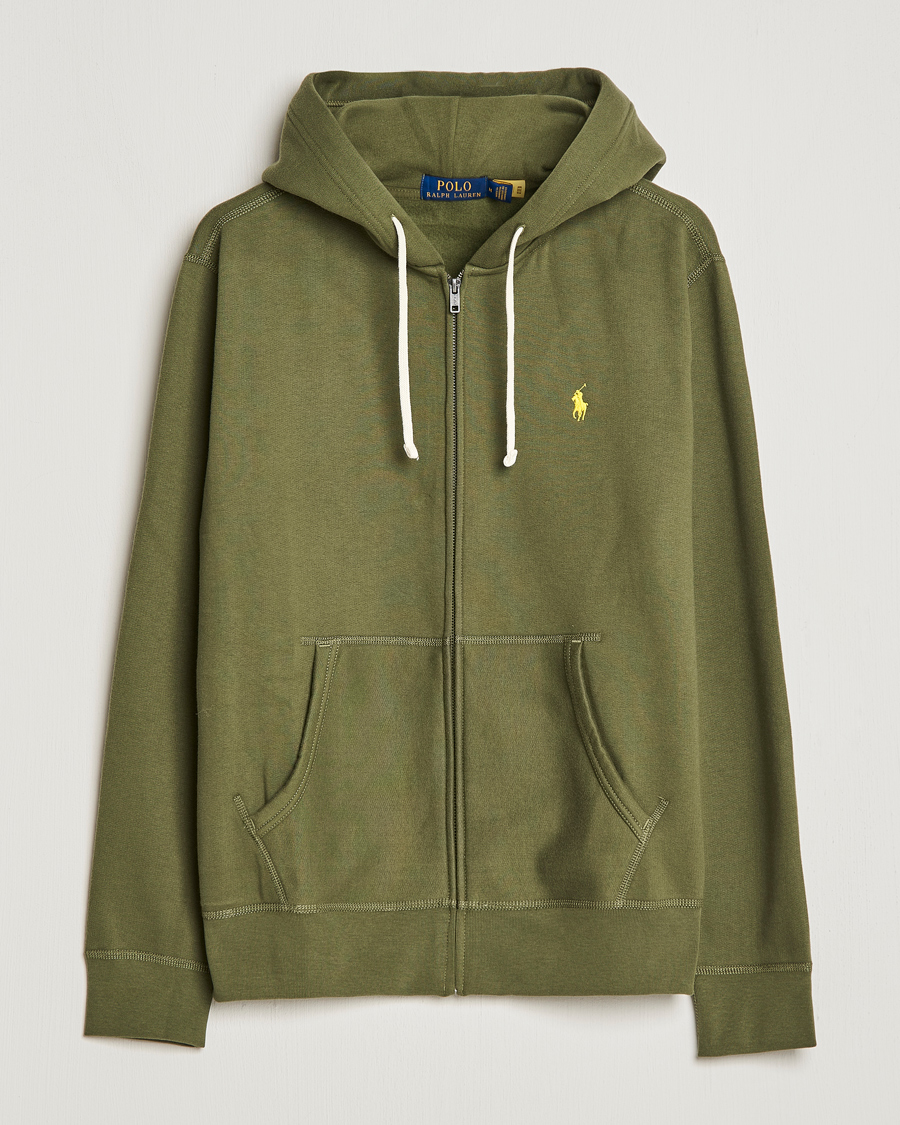 Hombres | Jerséis y prendas de punto | Polo Ralph Lauren | Fleece Full-Zip Hoodie Dark Sage