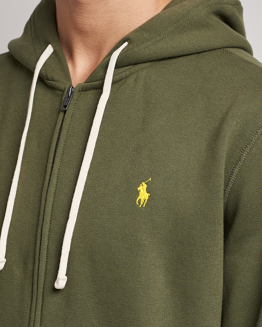 Hombres | Jerséis y prendas de punto | Polo Ralph Lauren | Fleece Full-Zip Hoodie Dark Sage
