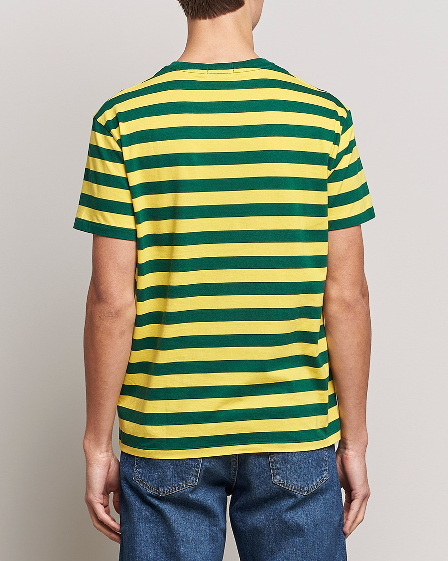 Hombres | Camisetas | Polo Ralph Lauren | Striped Crew Neck T-Shirt Lemon/Green
