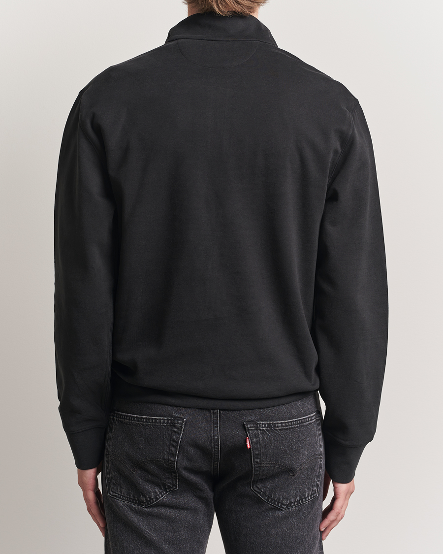 Hombres | Jerséis y prendas de punto | Polo Ralph Lauren | Double Knit Half-Zip Sweater Polo Black