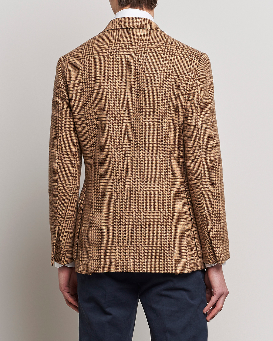 Hombres | Blazers | Ralph Lauren Purple Label | Glenplaid Sportcoat Beige/Brown