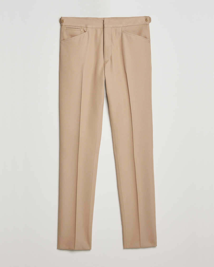 Hombres | Pantalones | Ralph Lauren Purple Label | Cavalry Twill Trousers Tan