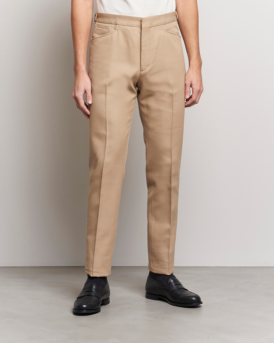 Hombres | Pantalones | Ralph Lauren Purple Label | Cavalry Twill Trousers Tan