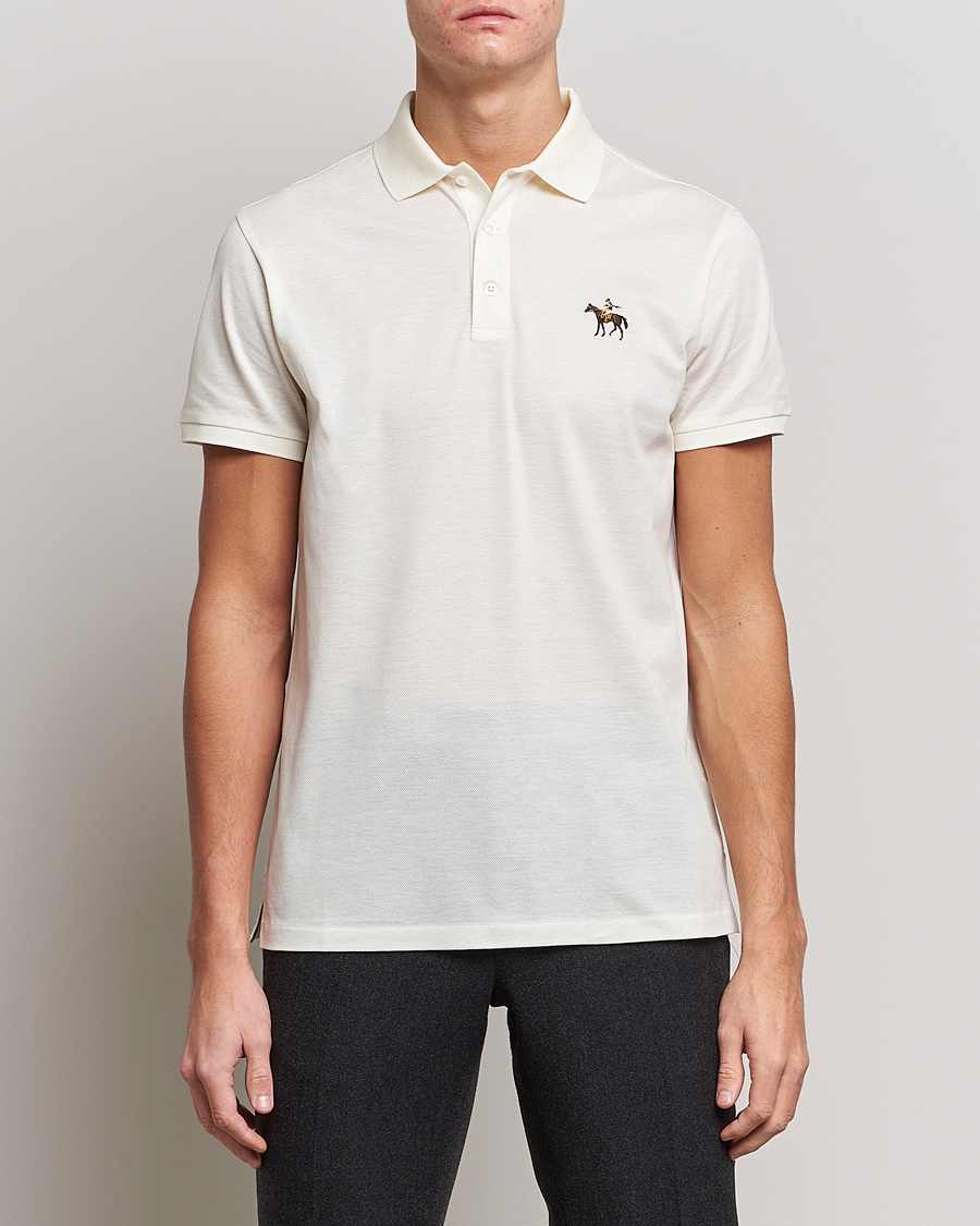 Hombres | Polos | Ralph Lauren Purple Label | Mercerized Cotton Polo Classic Cream