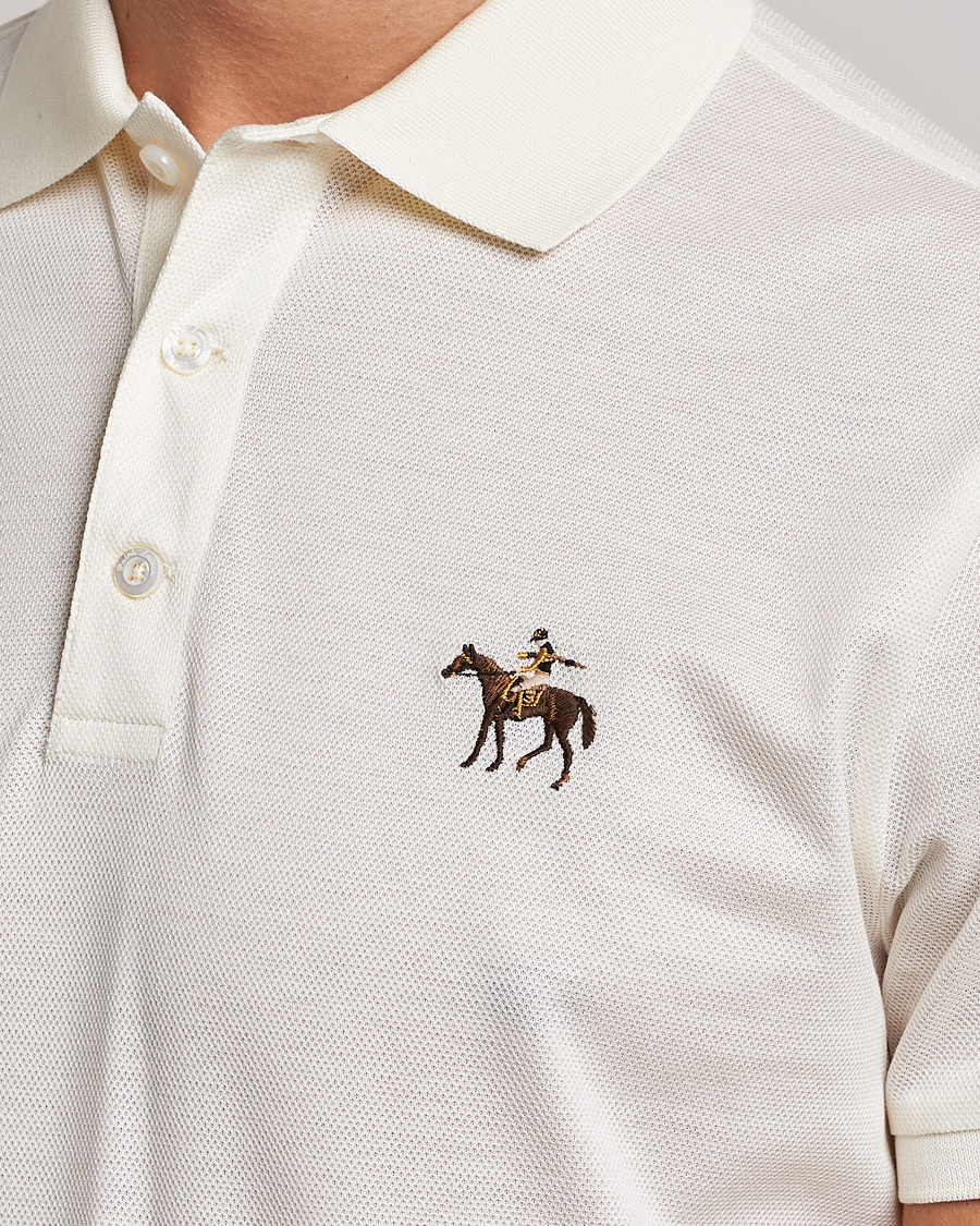 Hombres | Polos | Ralph Lauren Purple Label | Mercerized Cotton Polo Classic Cream