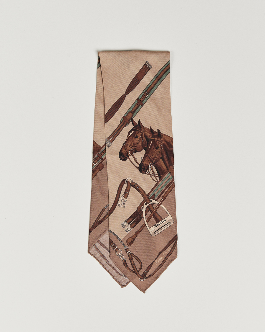 Hombres | Ralph Lauren Purple Label Equestrian Cashmere Neckerchief Beige | Ralph Lauren Purple Label | Equestrian Cashmere Neckerchief Beige