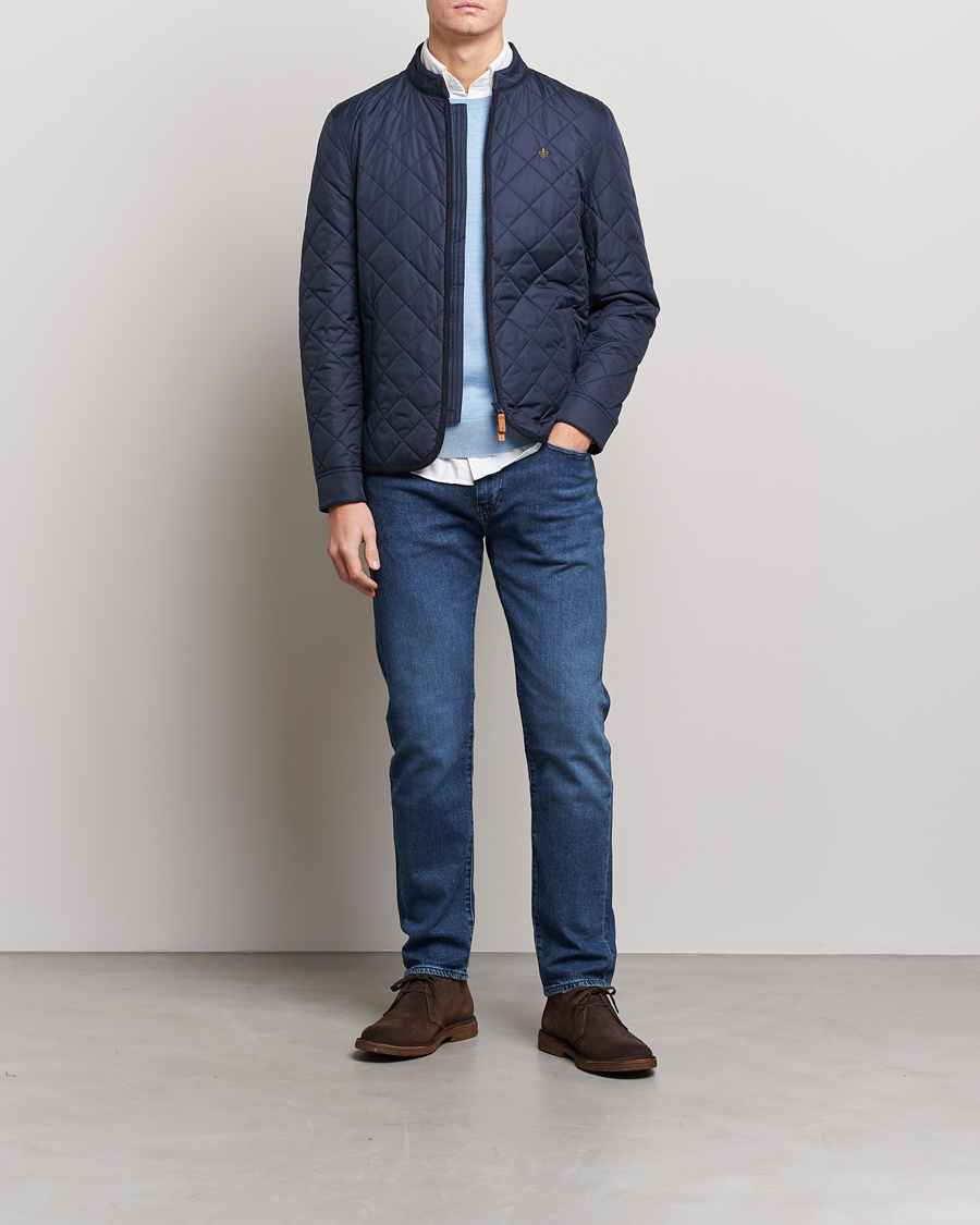 Hombres | Abrigos y chaquetas | Morris | Teddy Quilted Jacket Old Blue