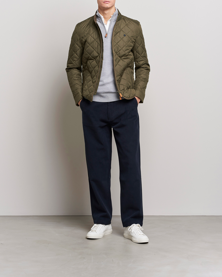 Hombres | Abrigos y chaquetas | Morris | Teddy Quilted Jacket Olive
