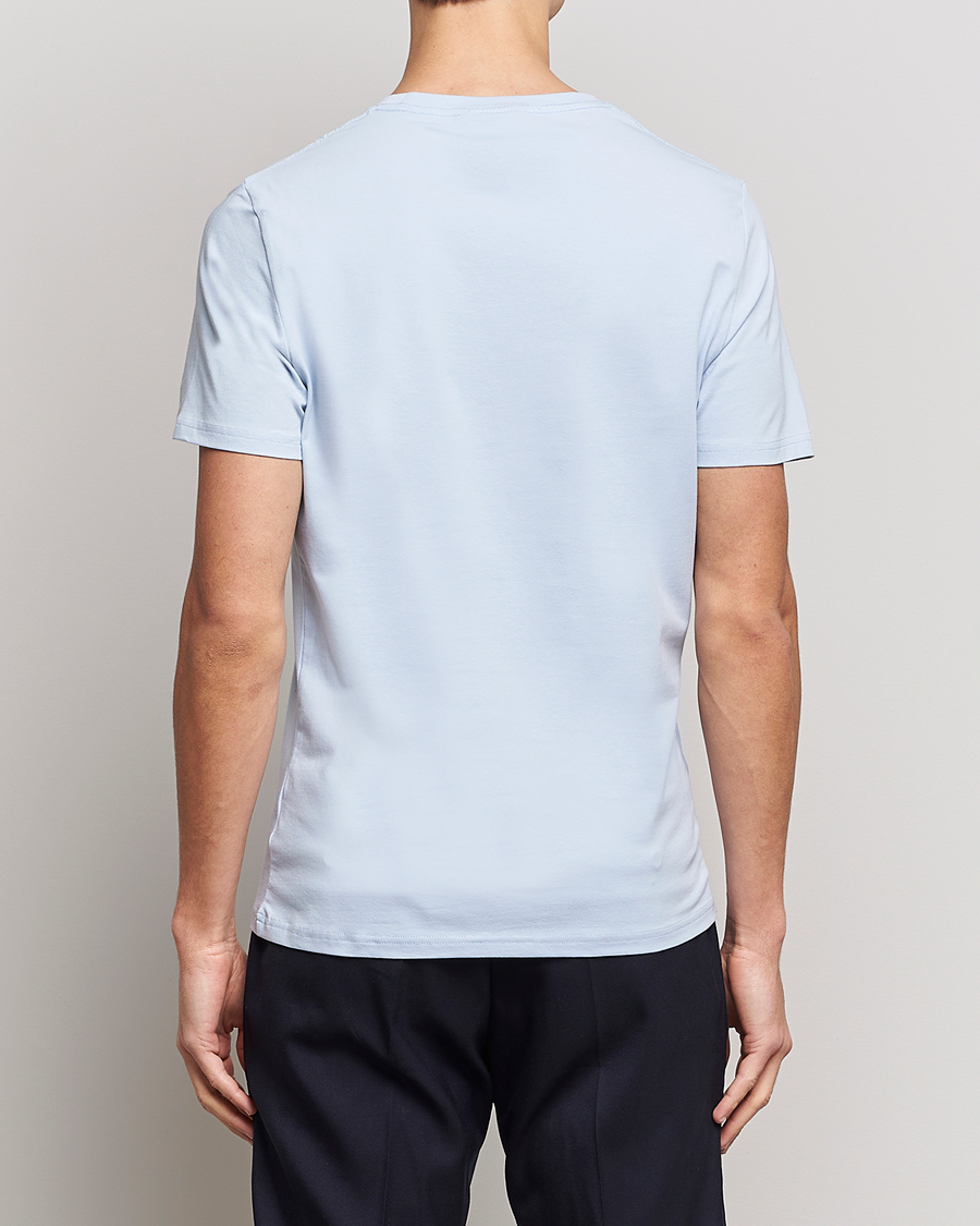 Hombres | Camisetas | Morris | James Crew Neck T-shirt Light Blue