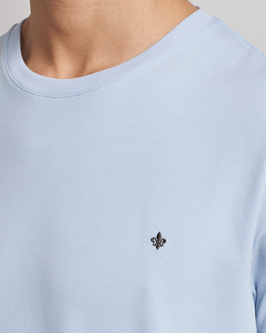 Hombres | Camisetas | Morris | James Crew Neck T-shirt Light Blue
