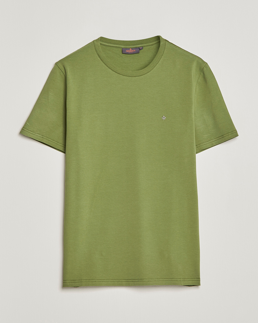 Hombres | Camisetas | Morris | James Crew Neck T-shirt Olive