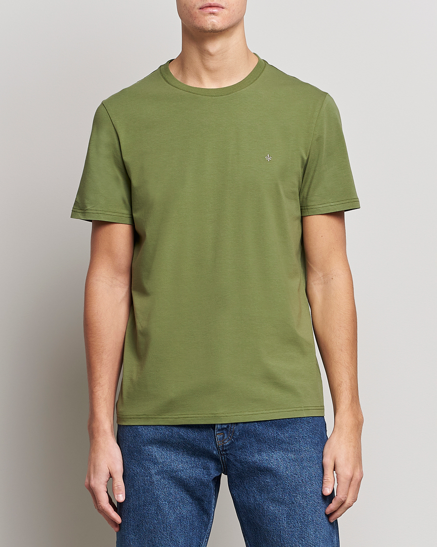 Hombres | Camisetas | Morris | James Crew Neck T-shirt Olive