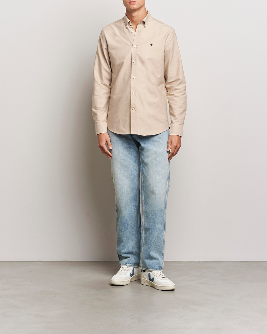 Hombres | Camisas | Morris | Douglas Oxford Shirt Khaki