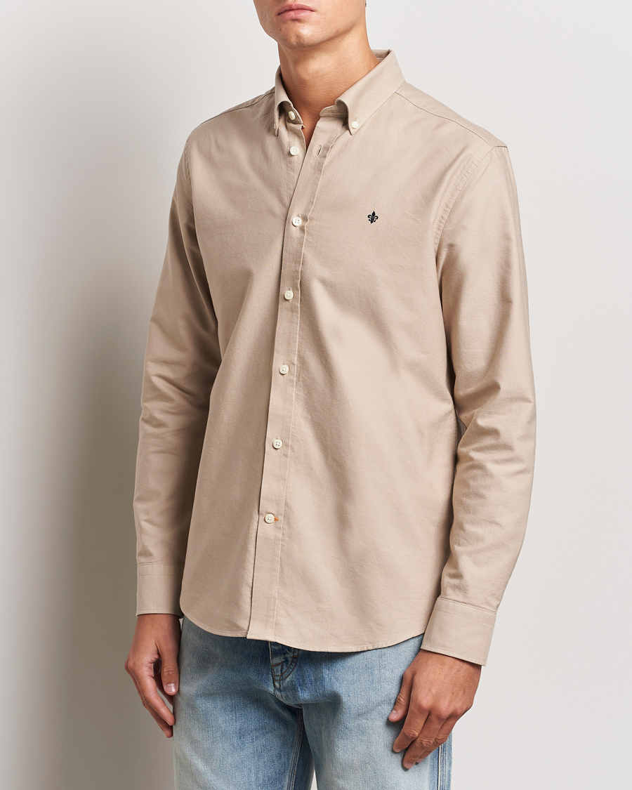 Hombres | Camisas | Morris | Douglas Oxford Shirt Khaki