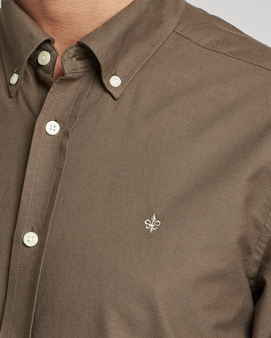 Hombres | Camisas | Morris | Douglas Oxford Shirt Brown