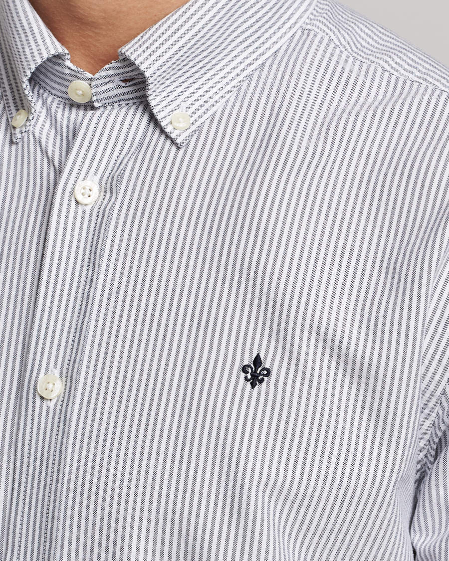 Hombres | Camisas | Morris | Douglas Oxford Striped Shirt Blue