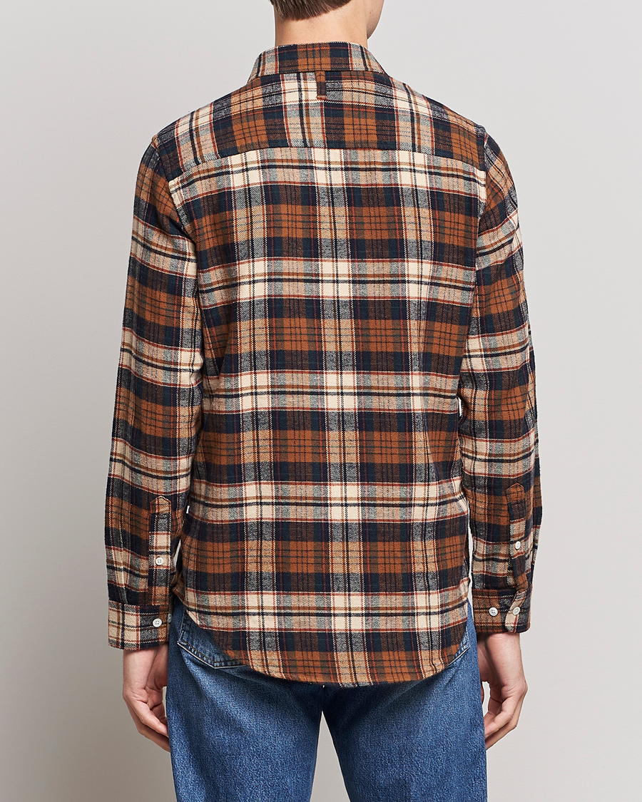 Hombres | Camisas | NN07 | Arne Brushed Cotton Checked Shirt Multi