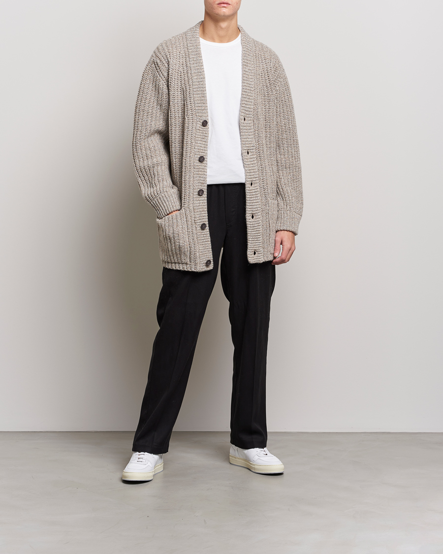 Hombres | Jerséis y prendas de punto | NN07 | Benzon Knitted Cardigan Stone