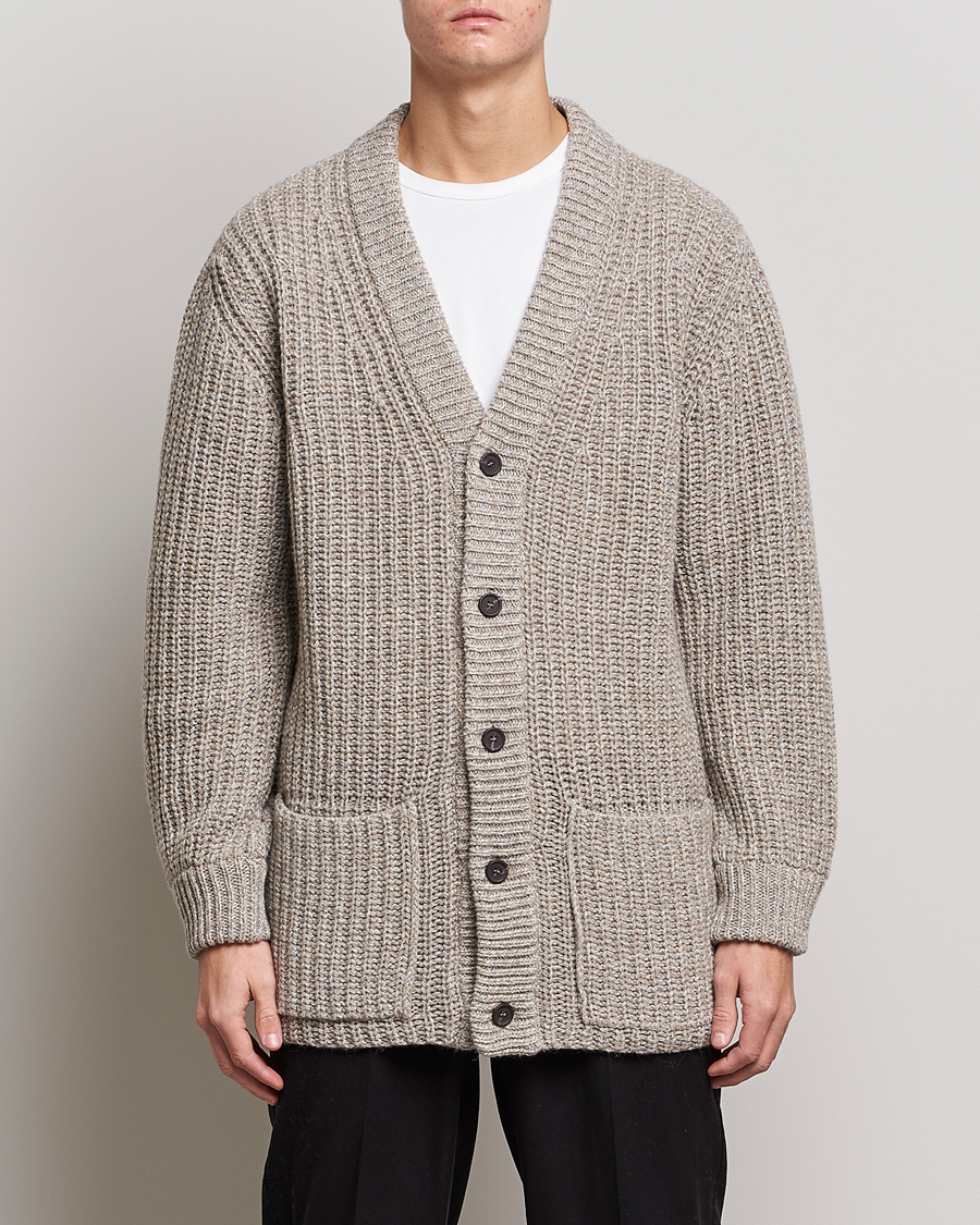 Hombres | Jerséis y prendas de punto | NN07 | Benzon Knitted Cardigan Stone