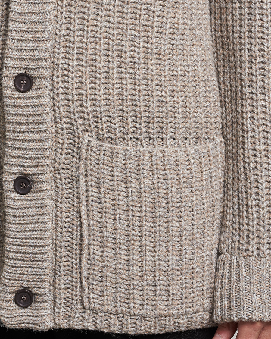 Hombres | Jerséis y prendas de punto | NN07 | Benzon Knitted Cardigan Stone