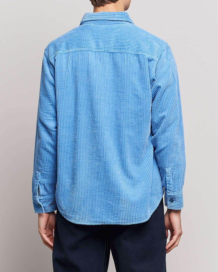 Hombres | Camisas | NN07 | Folmer Corduroy Shirt Cobalt Blue