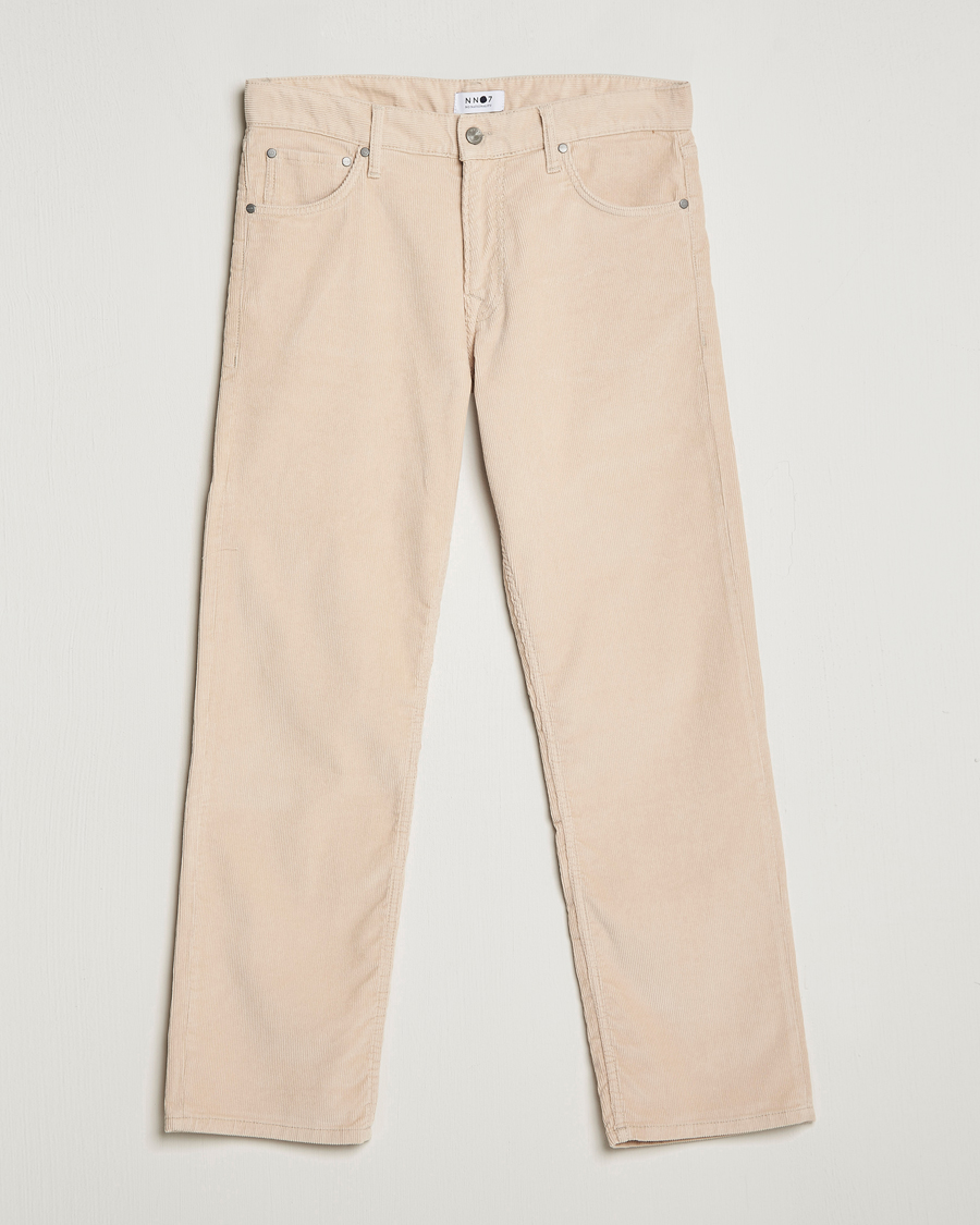 Hombres | Pantalones | NN07 | Sonny Corduroy 5-Pocket Pants Ecru
