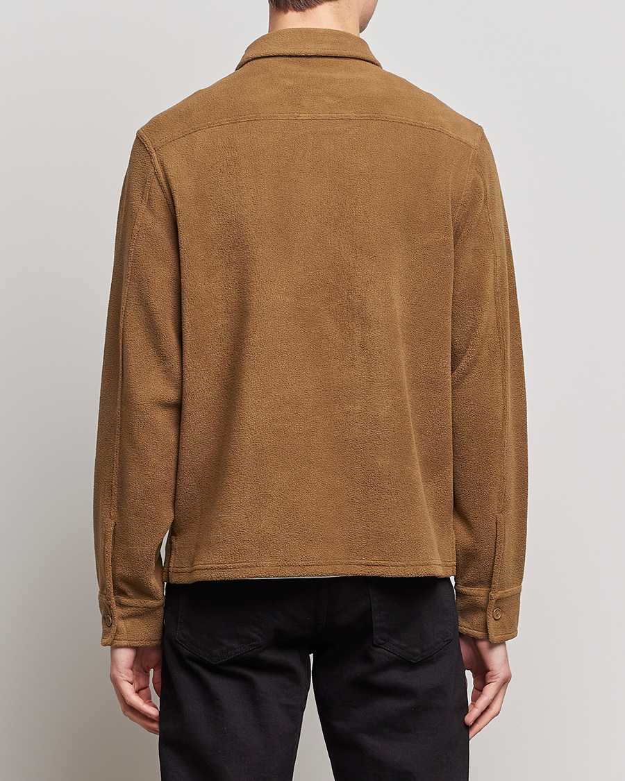 Hombres | Camisas | Fred Perry | Fleece Overshirt Shadded Stone