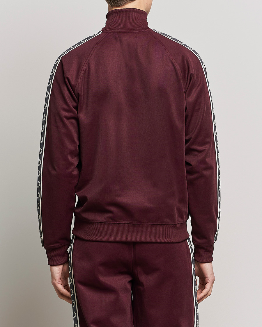 Hombres | Jerséis y prendas de punto | Fred Perry | Taped Track Jacket Oxblood