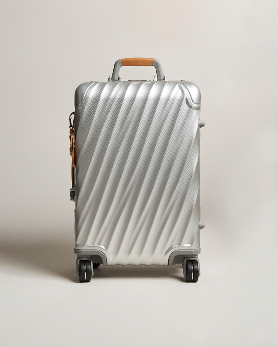 Hombres | Bolsos | TUMI | International Carry-on Aluminum Trolley Texture Silver