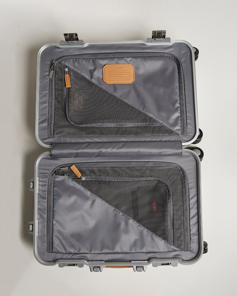 Hombres | Bolsos | TUMI | International Carry-on Aluminum Trolley Texture Silver