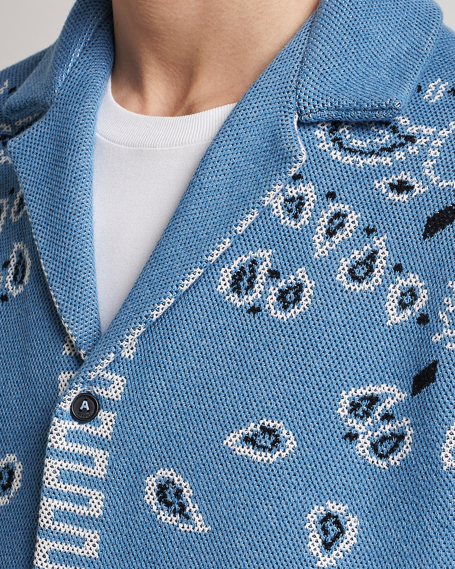 Hombres | Camisas | Alanui | Bandana Print Camp Shirt Light Blue