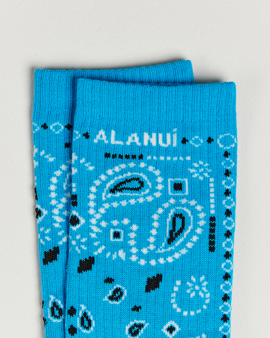 Hombres | Ropa interior y calcetines | Alanui | Bandana Socks Light Blue