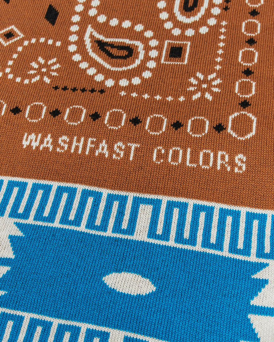 Hombres | Alanui Bandana Jacquard Blanket Brown | Alanui | Bandana Jacquard Blanket Brown