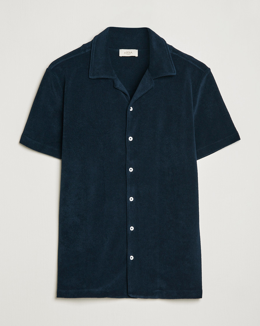 Hombres | Camisas | Altea | Terry Bowling Shirt Navy