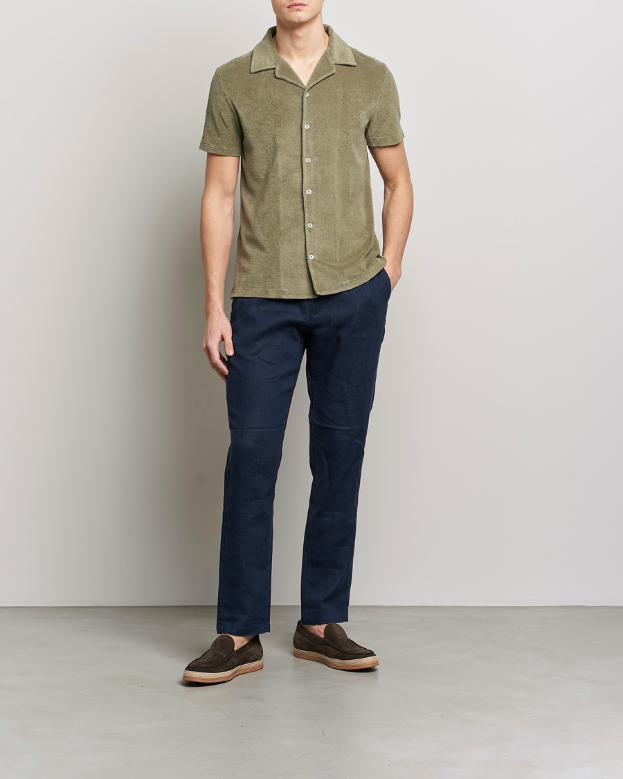 Hombres | Camisas | Altea | Terry Bowling Shirt Olive