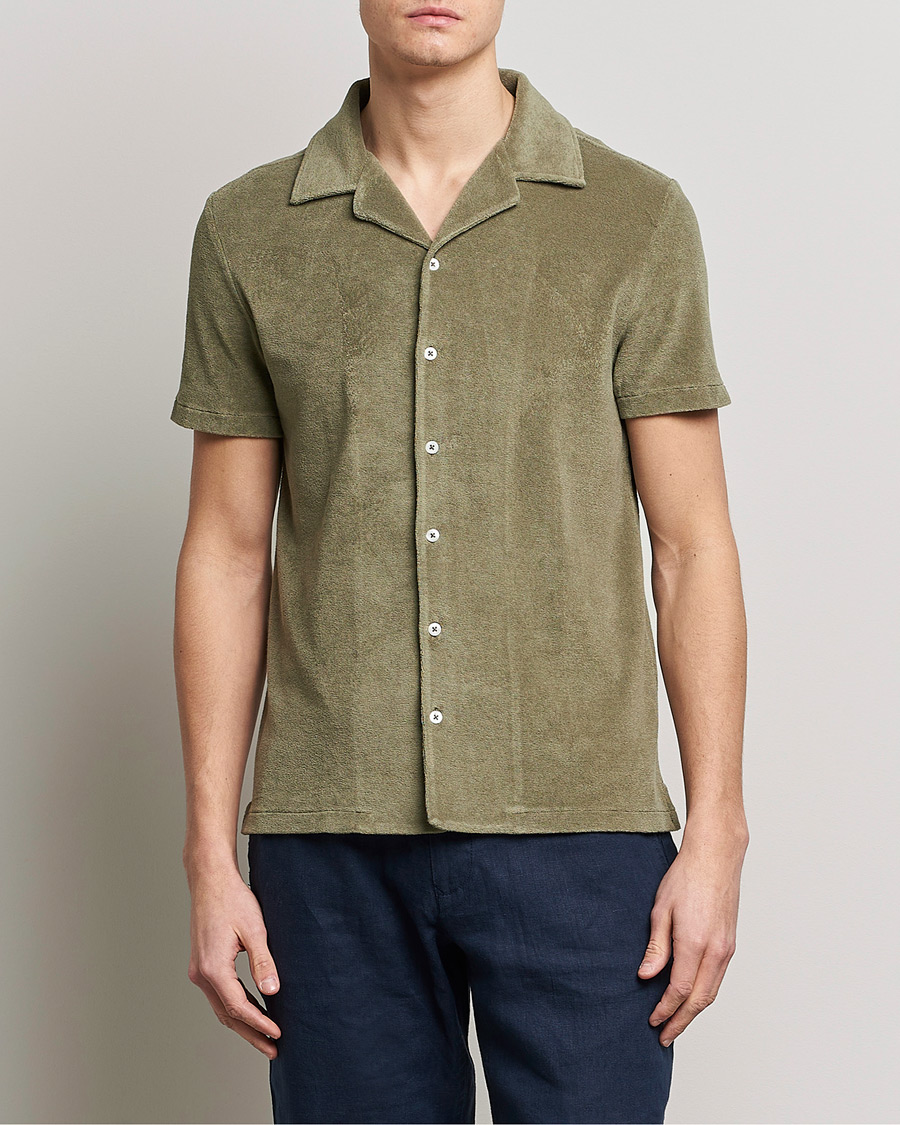 Hombres | Camisas | Altea | Terry Bowling Shirt Olive