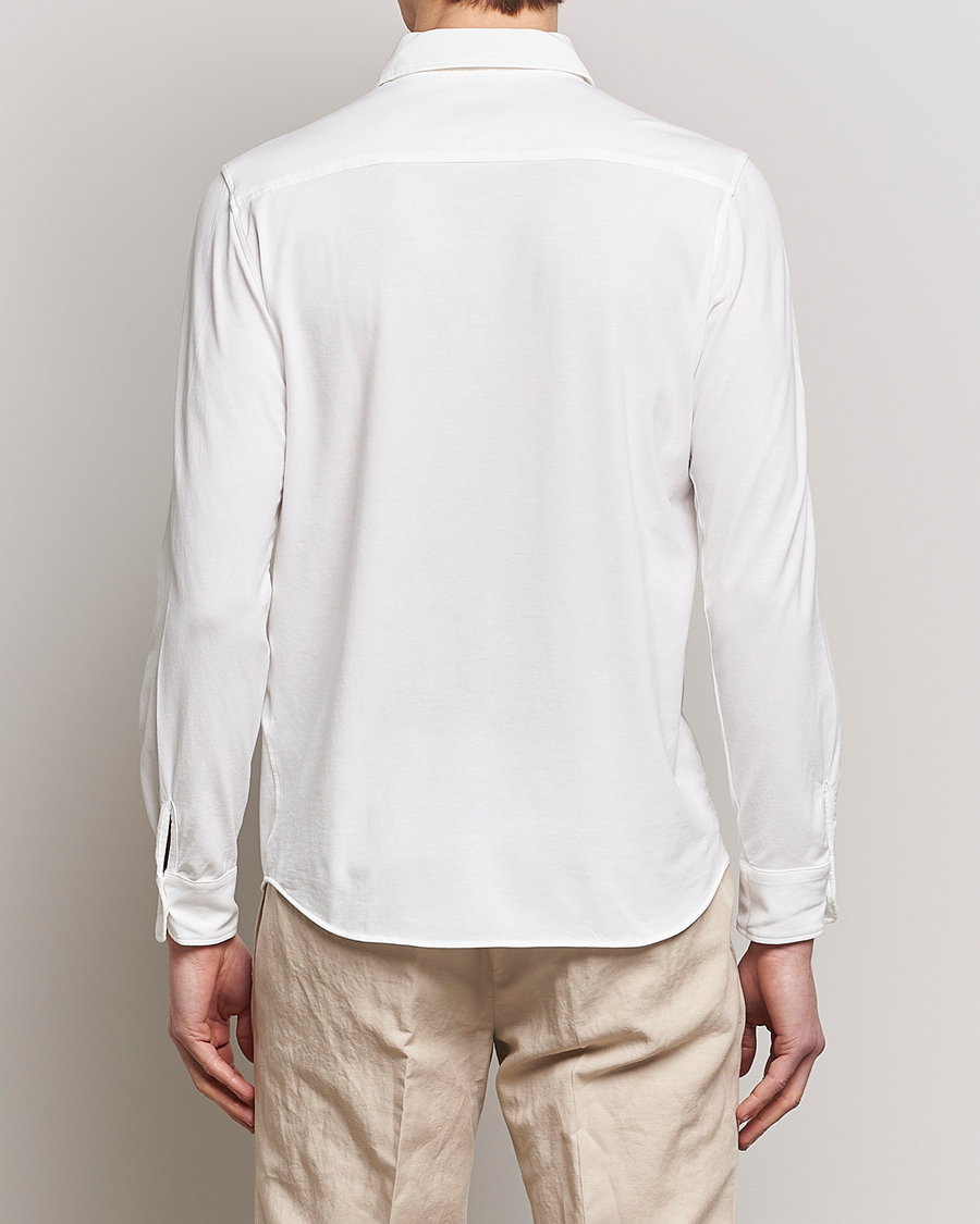 Hombres | Camisas | Altea | Jersey Stretch Shirt White