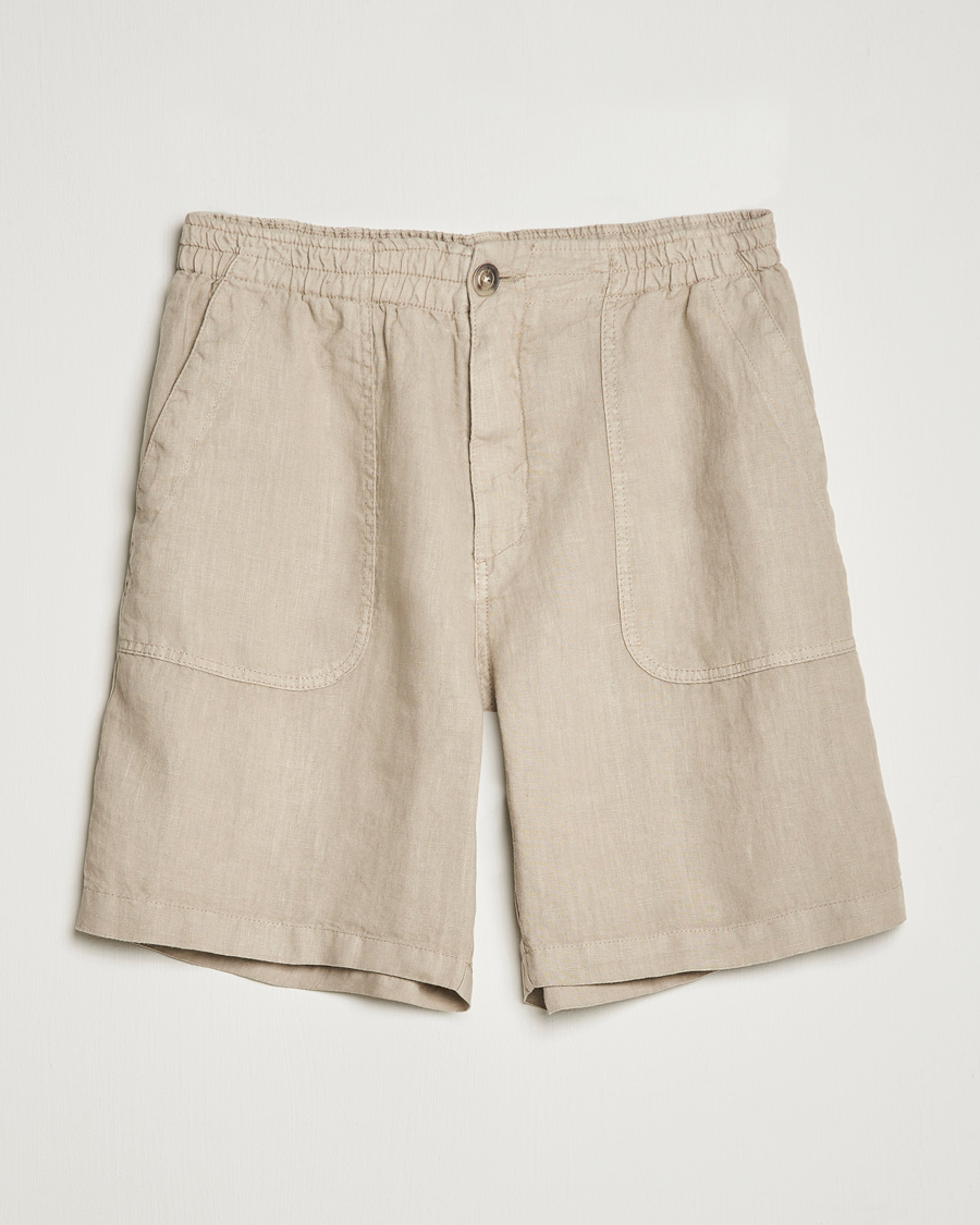 Hombres | Pantalones cortos | Altea | Linen Shorts Beige