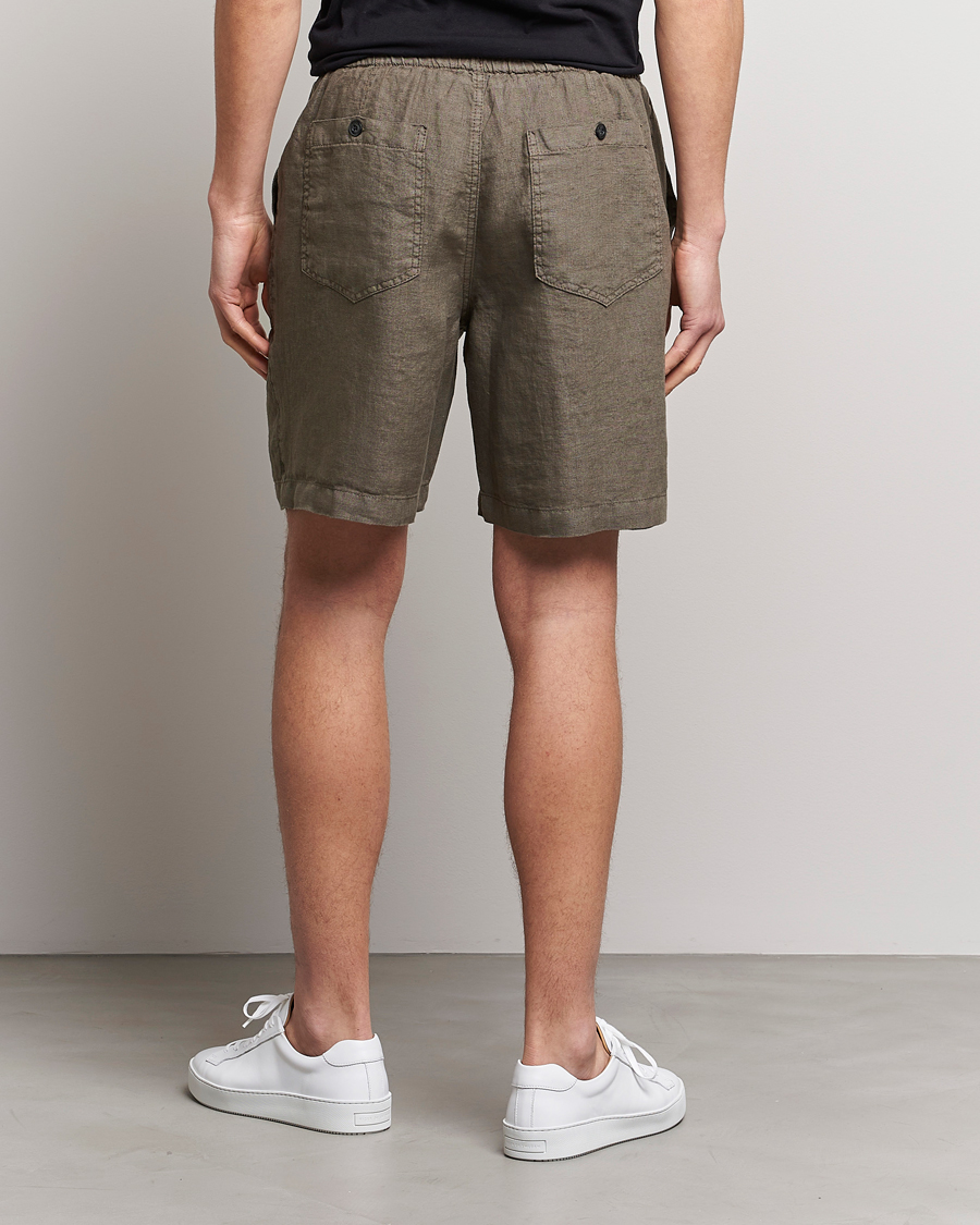 Hombres | Pantalones cortos | Altea | Linen Shorts Olive