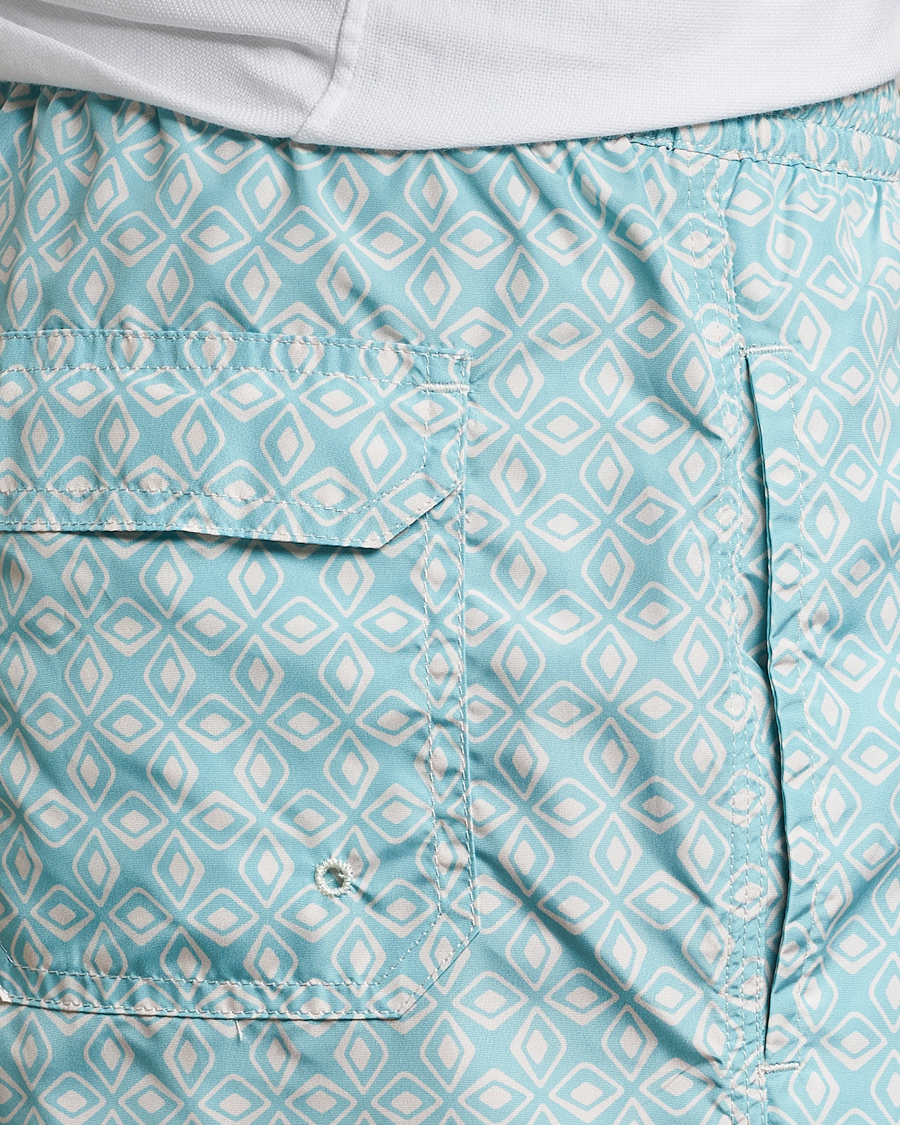Hombres | Bañadores | Altea | Printed Swim Trunks Light Blue