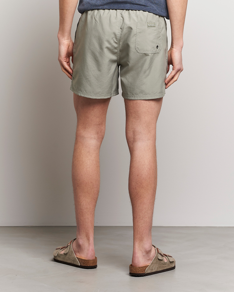 Hombres | Bañadores | Bread & Boxers | Swimshorts Sage Green