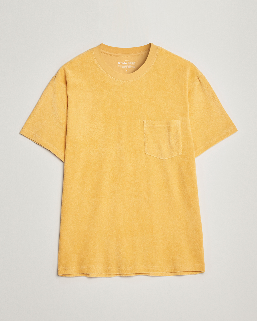 Hombres | Camisetas | Bread & Boxers | Terry Crew Neck T-Shirt Sahara Sun