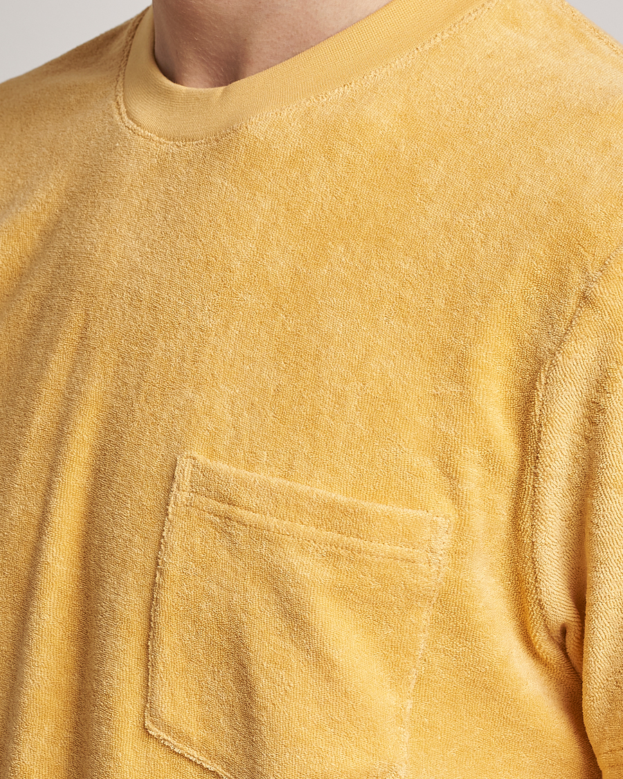 Hombres | Camisetas | Bread & Boxers | Terry Crew Neck T-Shirt Sahara Sun