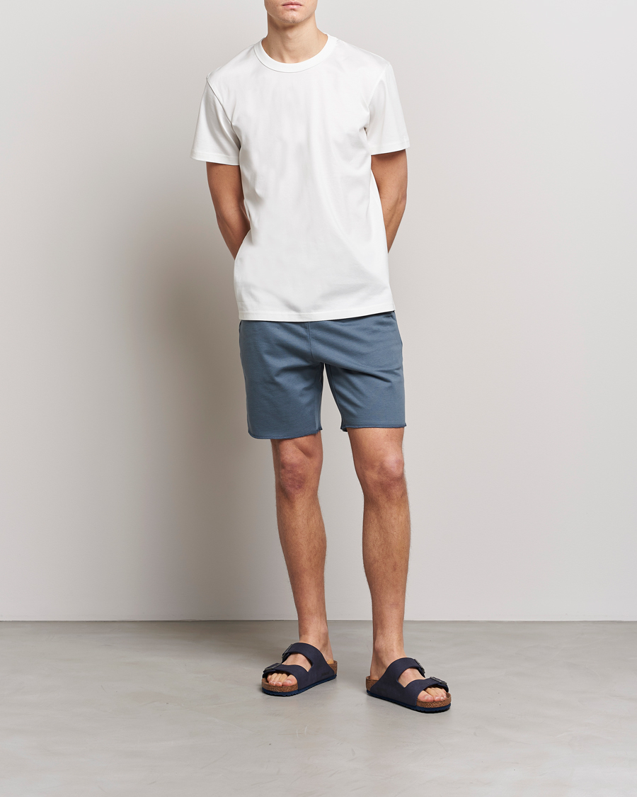 Hombres | Pantalones cortos | Bread & Boxers | Loungewear Sweatshorts Smoky Blue