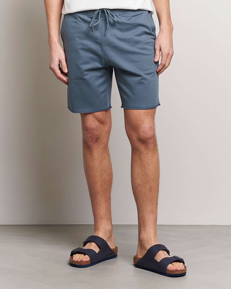 Hombres | Pantalones cortos | Bread & Boxers | Loungewear Sweatshorts Smoky Blue
