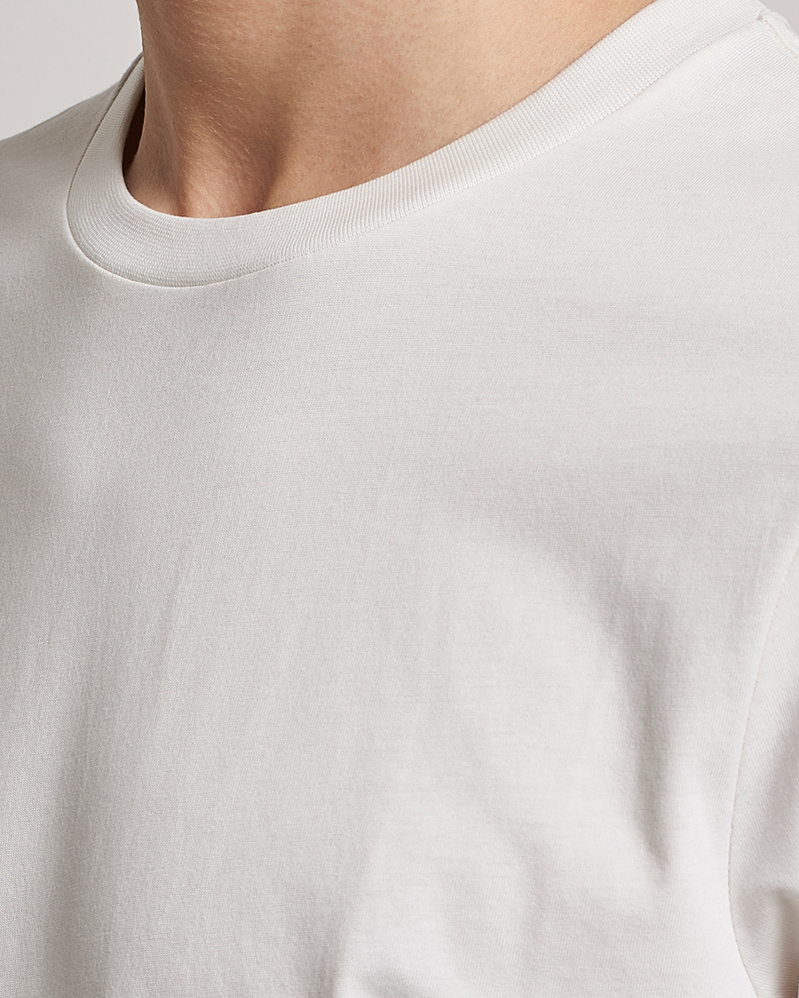 Hombres | Camisetas | Bread & Boxers | Heavy Cotton Crew Neck Tee Ivory