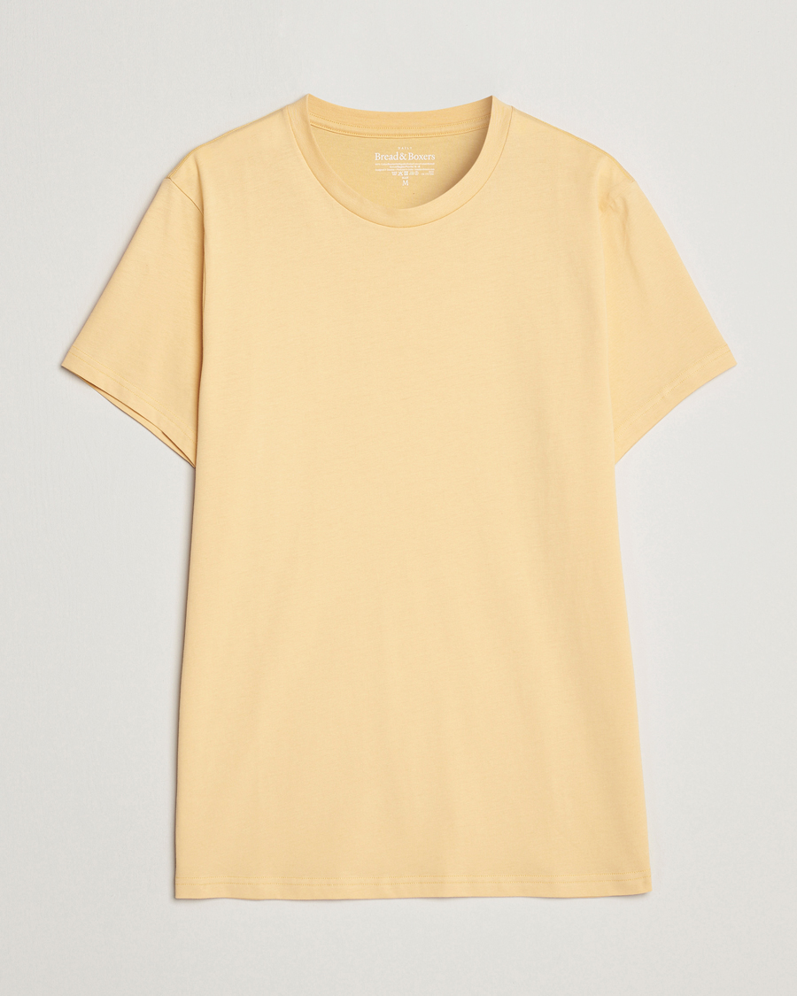 Hombres | Camisetas | Bread & Boxers | Heavy Cotton Crew Neck Tee Sahara Sun