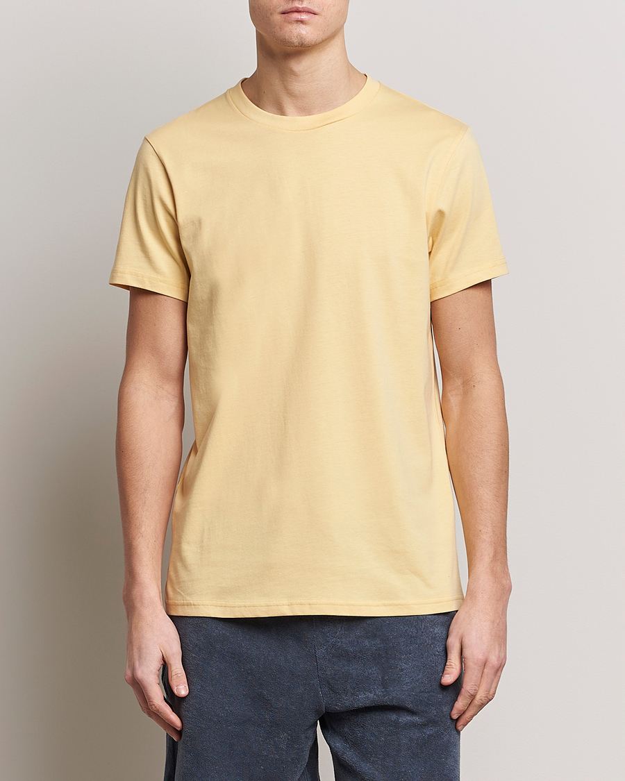 Hombres | Camisetas | Bread & Boxers | Heavy Cotton Crew Neck Tee Sahara Sun