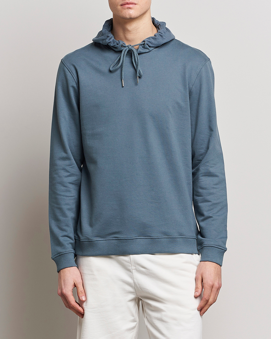Hombres | Jerséis y prendas de punto | Bread & Boxers | Loungwear Hoodie Smoky Blue