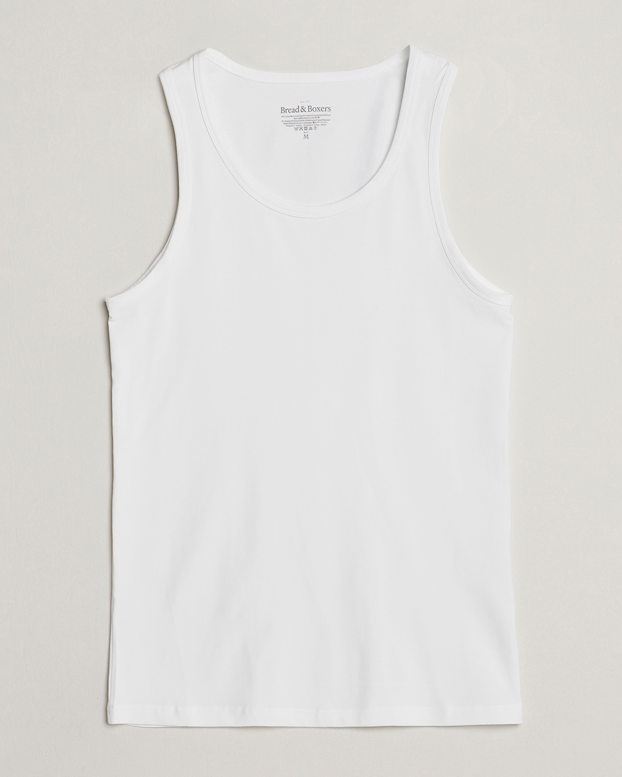 Hombres | Camisetas | Bread & Boxers | 2-Pack Tank Top White